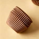Xandory Muffin Liners, Grease-Proof  Paper Cupcake Baking Cups 100 Count- Brown